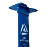 Aluminum mast with a base plate for US Box rails for the foil